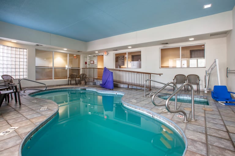 Indoor Heated Pool and Hot Tub at Comfort Inn Lucky Lane Flagstaff at Comfort Inn Lucky Lane Flagstaff Flagstaff Arizona